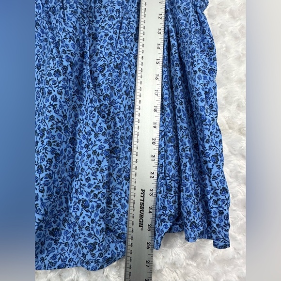 Old Navy Womens Blue Tie Back Cami Swing Tank Top - Picture 4 of 7